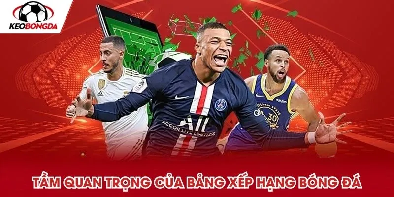 Tầm quan trọng của bảng xếp hạng bóng đá