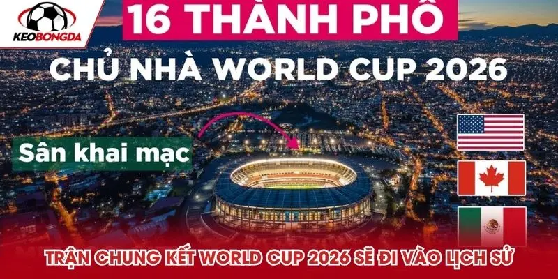 Trận chung kết World Cup 2026 sẽ đi vào lịch sử