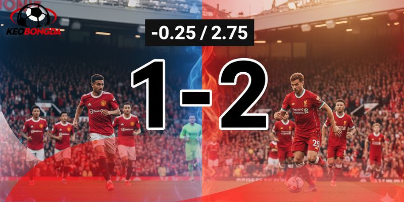 Soi kèo trận đấu Manchester United vs Liverpool dự đoán tỉ số 1-2